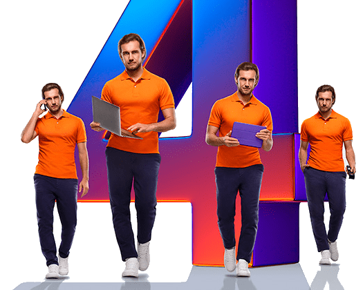 Великолепная четверка Ростелеком в деревня Малая Драгунская (Орловская область)